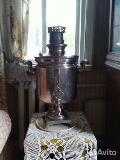 Самовар на дровах старинный