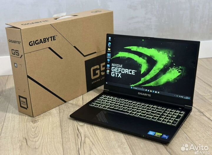 Новый Gigabyte 144гц/RTX4050 6GB/12500H/16Gb/RU