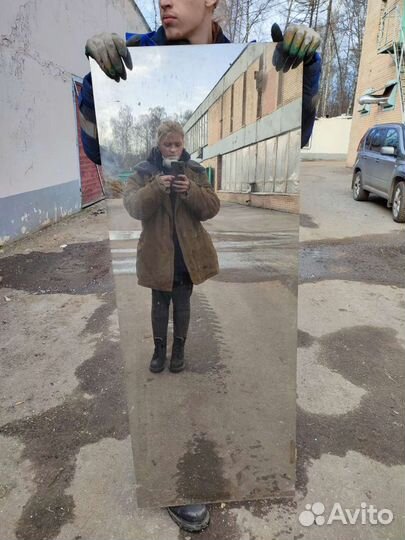 Зеркало двухстороннее полупрозрачное