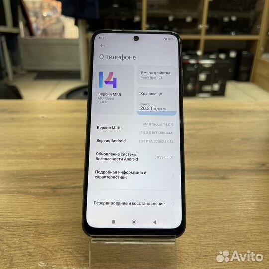 Xiaomi Redmi Note 10T, 4/128 ГБ