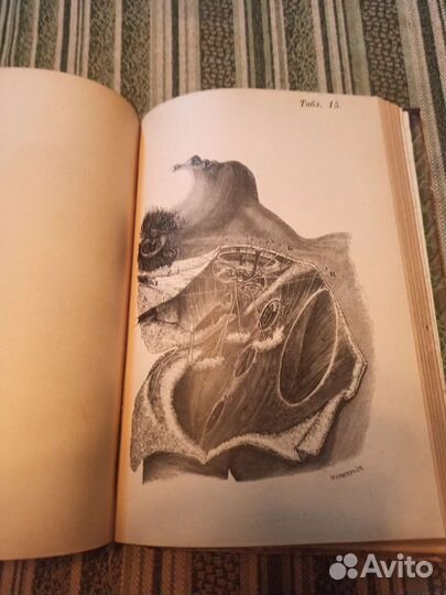 Антикварная книга по медицине 19век