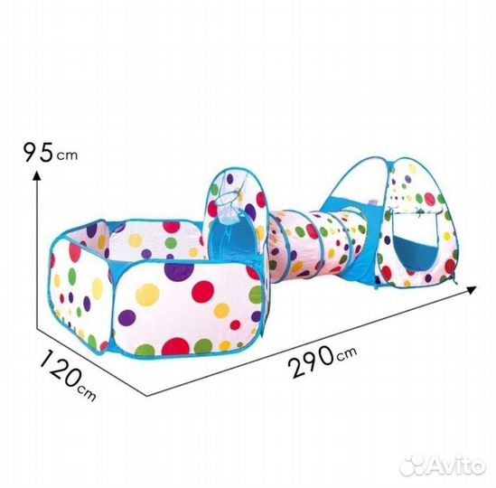 Домик детский. Игровой тоннель