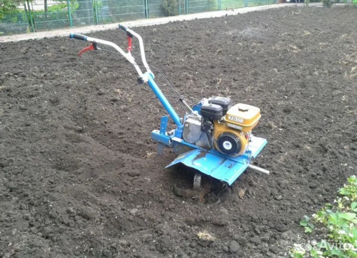 Спил деревьев, покос травы, вспашка мотоблоком