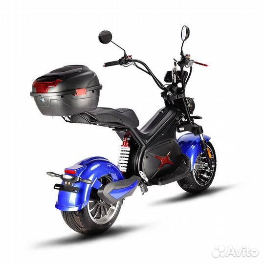 Электроскутер White Siberia Black Sea (Blue) 5000W