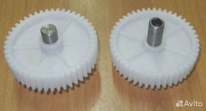 Шестерня мясорубки Ротор экстра прямые зубья, шток