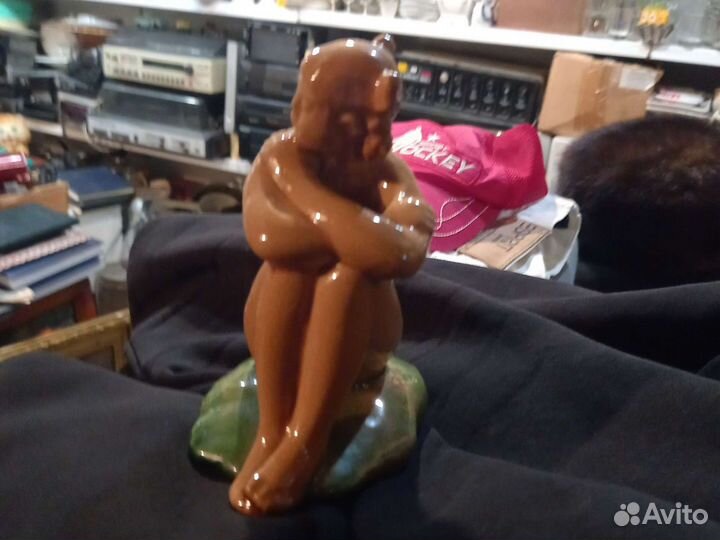 Статуетка плавчиха 1950годы