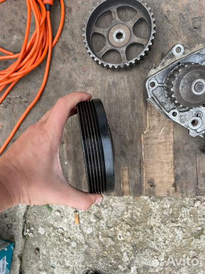 Шкив рено логан