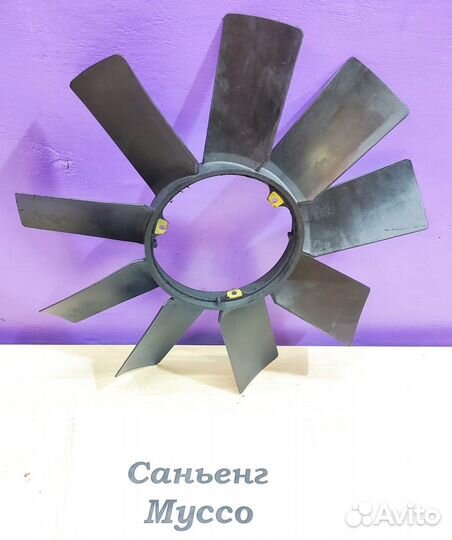Крыльчатка вискомуфты 2.9л д. SsangYong Korando