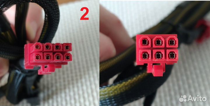 Отстегивающиеся кабели от бп Corsair и Chieftec