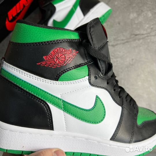 Nike Air Jordan 1 Mid Green Toe