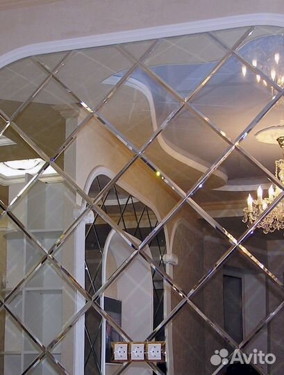 Обработка кромки на стекле и зеркале