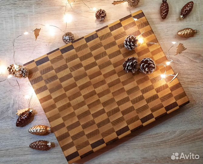 Доска разделочная торцевая