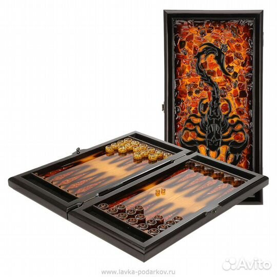 Нарды из янтаря ручной работы,янтарные нарды