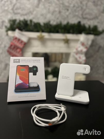 Беспроводная зарядка 3в1 для iPhone