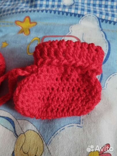 Пинетки вязаные