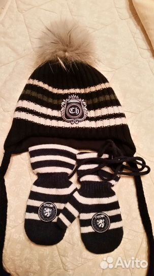 Продаю шапку и варежки