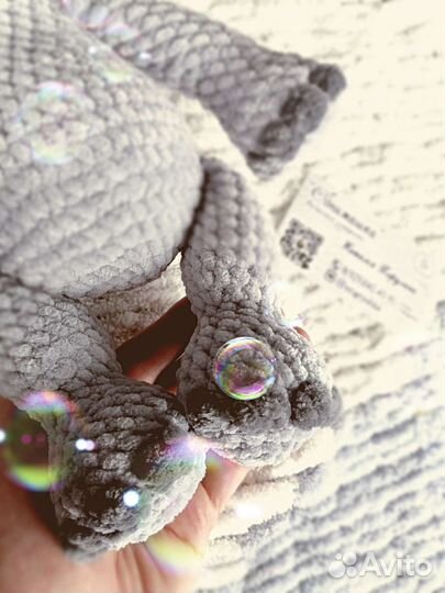 Слоник вязаный