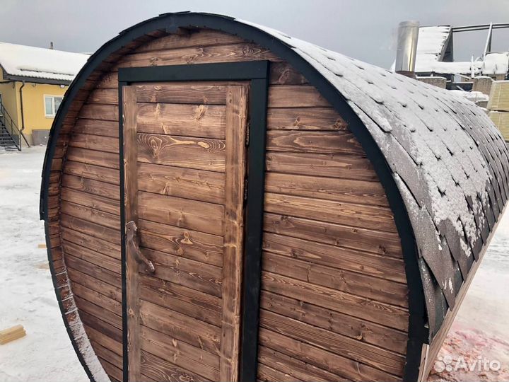 Баня бочка 6 м под ключ
