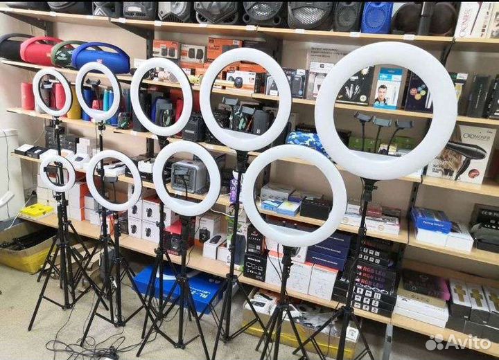 Кольцевая лампа все размеры