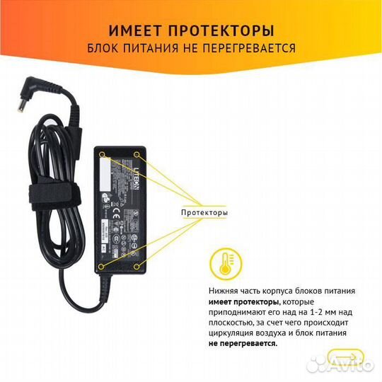 Блок питания для ноутбука Acer Aspire 1680, 3200