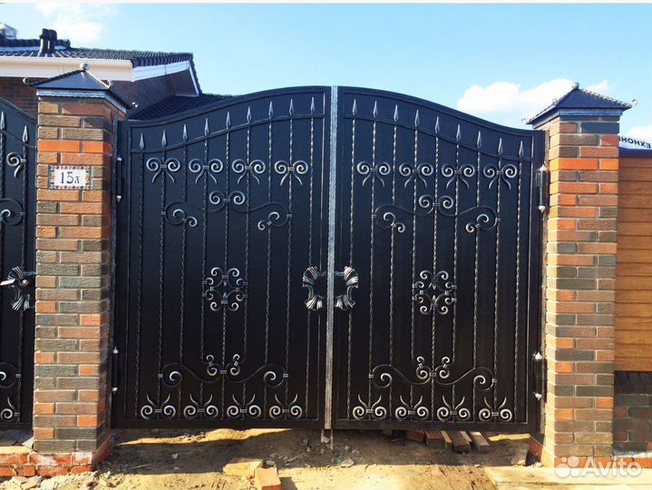 Кованые ворота