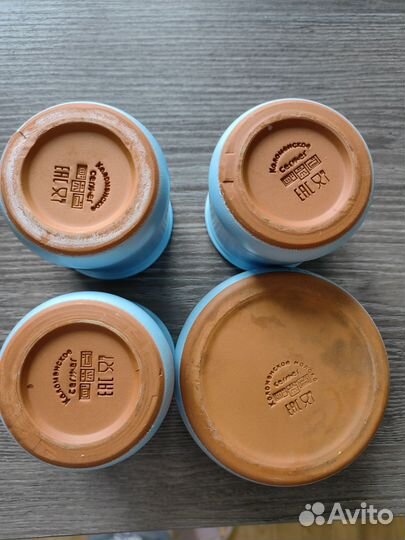 Горшок миска керамические cermer