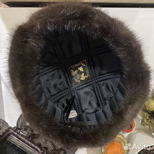 Мужская норковая шапка