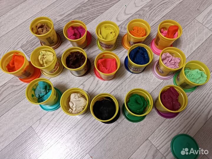 Пластилин Play doh и формочки