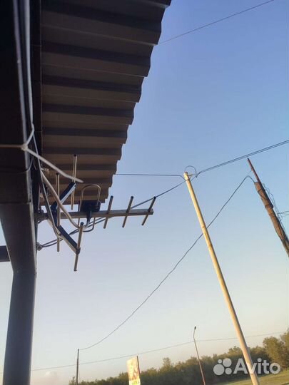 Цифровая тв приставка на 20 каналов с антенной