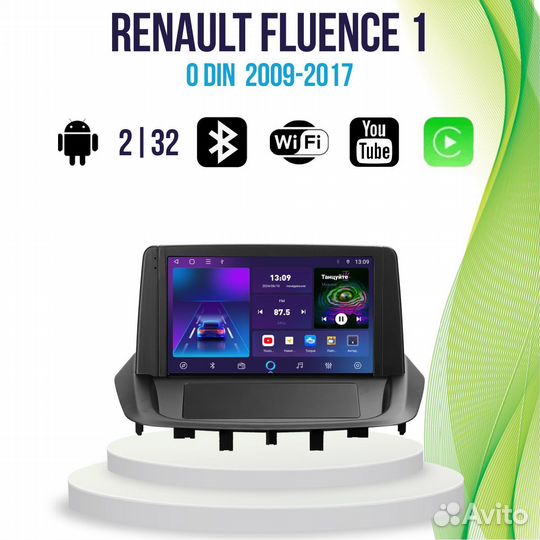 Магнитола Renault Fluence 1 TS7Pro 2/32 Android
