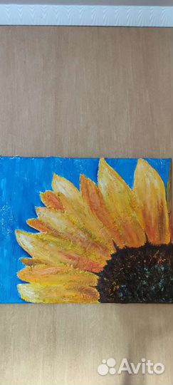 Картина акрилом на холсте