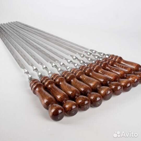 Шампуры с деревянной ручкой любые