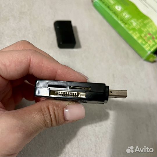 Карт-ридер новый для SD/microSD/RS MMC/MS