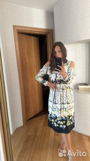 Платье вечернее ASOS 44 размер с открытыми плечами