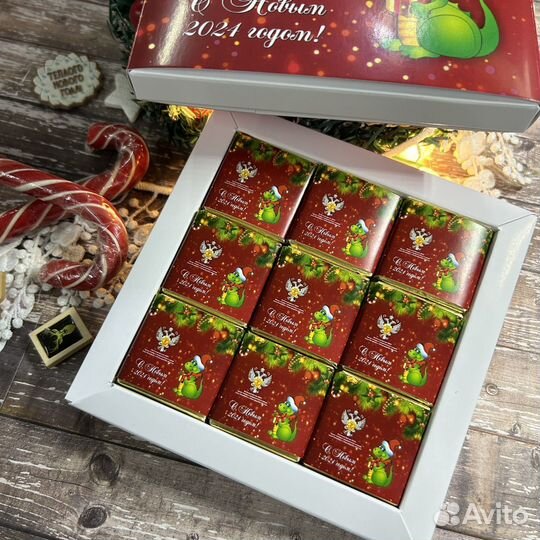 Шоколадки с логотипом, наборы