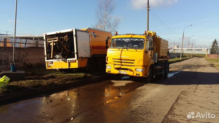 Откачка септиков с илом, прочистка канализации