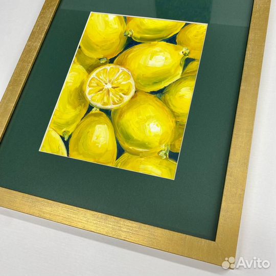 Картина маслом в раме 