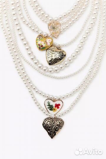 Жемчужное колье zara new collection