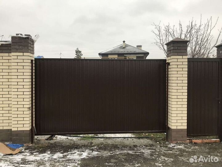 Автоматические откатные ворота