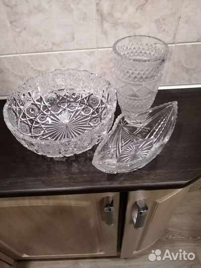 Хрусталь Чехия, СССР, винтаж, торг