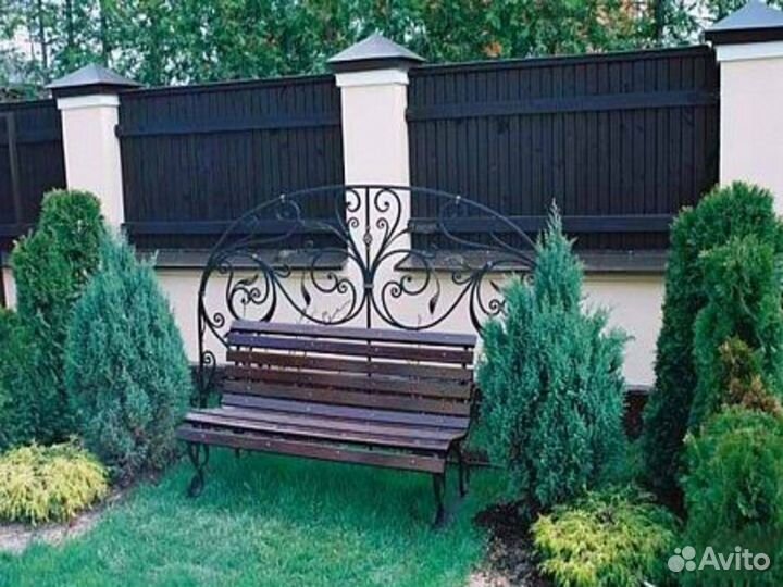 Скамейка металлическая