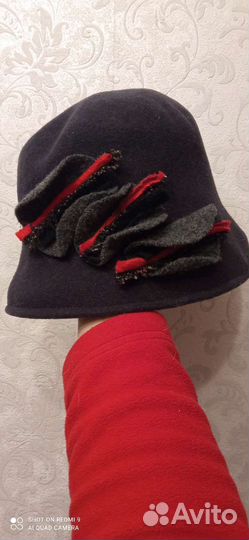 Шляпка cloche 54-55 р-р Франция