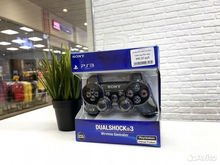 Геймпад для PS3 черный