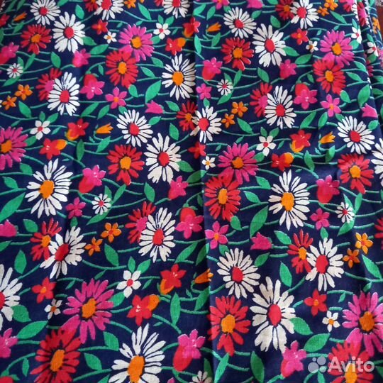 Отрез ткани сорочечной,плательной ссср.Винтаж