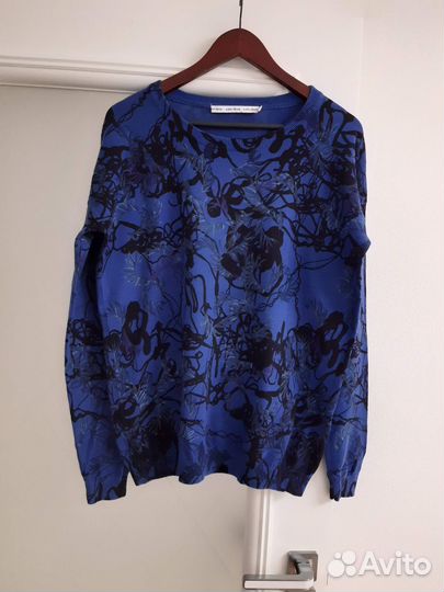 And other stories джемпер свитер синий хлопок р.М