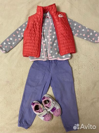 Пакет вещей для девочки 98