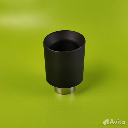 Насадка на глушитель 100мм черная матовая