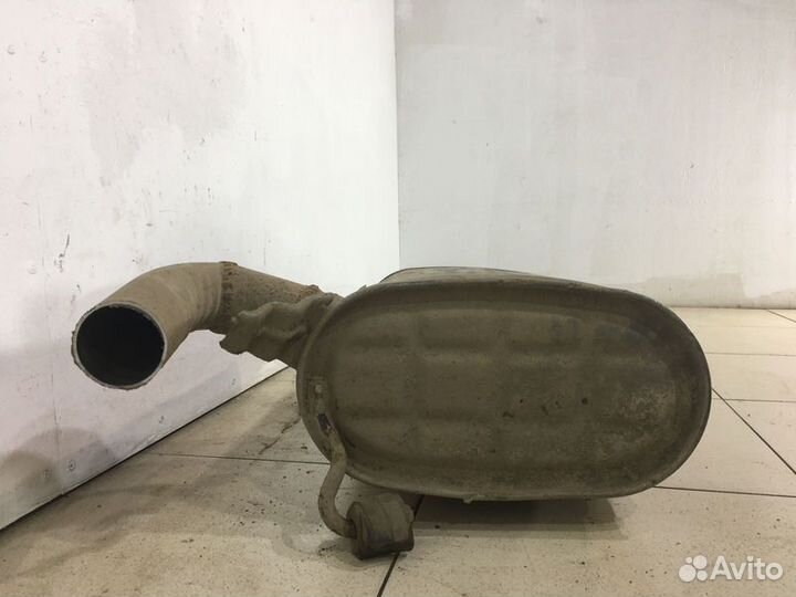 Задняя банка глушителя