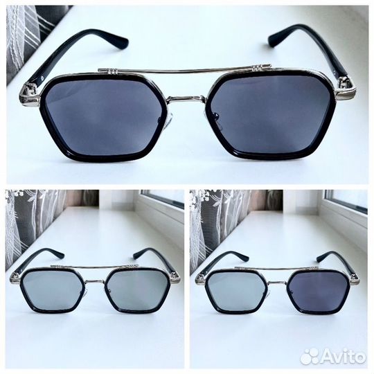 Фотохромные очки авиаторы солнцезащитные