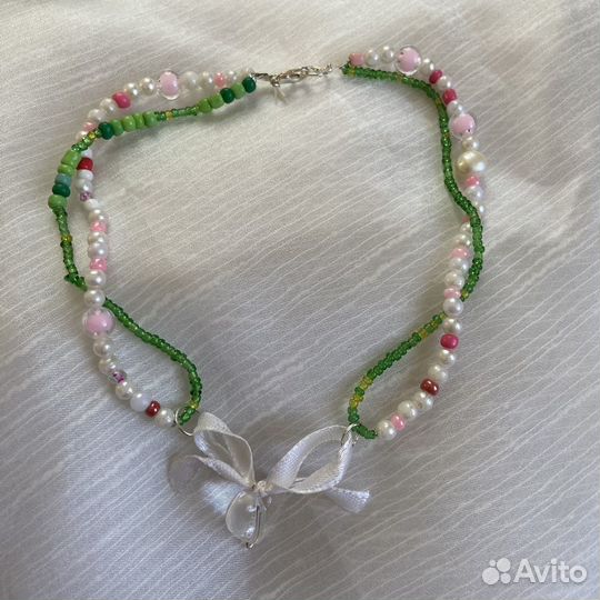 Ожерелье & Сережки handmade